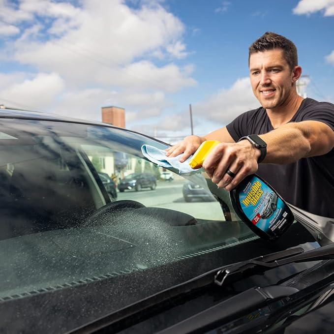 Invisible Glass 92163-3PK Premium Glass Cleaner Spray for Car Windshields and Windows, Automotive and Home Window Cleaner, Streak-Free, Ammonia-Free, Tint-Safe – 16 fl oz (Pack of 3)