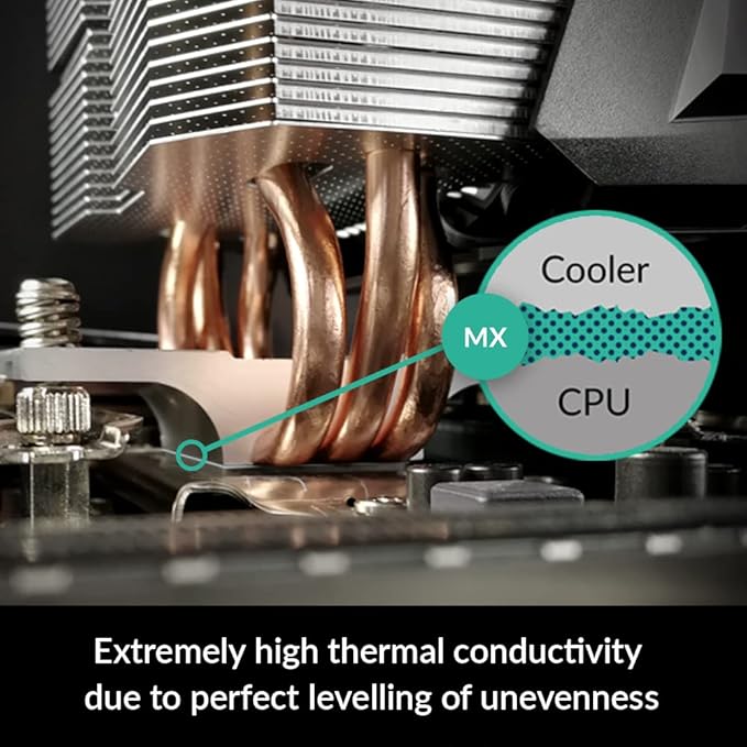 ARCTIC MX-4 (4 g) - Premium Performance Thermal Paste for All Processors (CPU, GPU - PC, PS4, Xbox), Very high Thermal Conductivity, Long Durability, Safe Application, Non-Conductive, Non-capacitive
