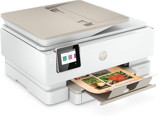 HP Envy Inspire 7955e Wireless Color Inkjet Printer, Print, scan, copy, Easy setup, Mobile printing, Best-for-home, 3 month Instant Ink trial included, AI-enabled (1W2Y8A)