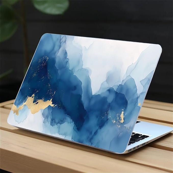 COTAIL Compatible with MacBook Air 13.3 13.6 Inch Case 2022 2021 2020 2019 Plastic Hard Shell Case Cover,13.3 Air (A1932/A2179/A2337), Blue Marble