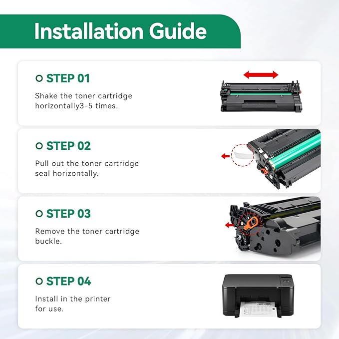148X Black Toner Cartridges for HP 148A 148X W1480A W1480X Compatible with HP LaserJet Pro 4001dn 4001dw 4001n MFP 4101fdw 4101dw Printers - 2Pack High Yield 148A Toner Cartridges
