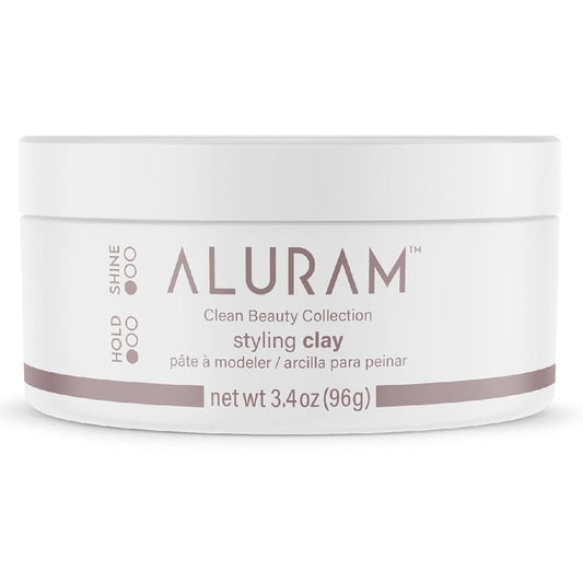 ALURAM Hair Styling Clay - Soft Satin Finish for All Hair Types | 3.4 Fl Oz Clean Beauty