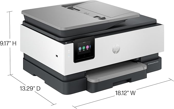 HP OfficeJet Pro 8139e Wireless All-in-One Color Inkjet Printer, Print, scan, Copy, fax, ADF, Duplex Printing Best-for-Home Office, 1 Year Instant Ink Trial Included, AI-Enabled (40Q51A)