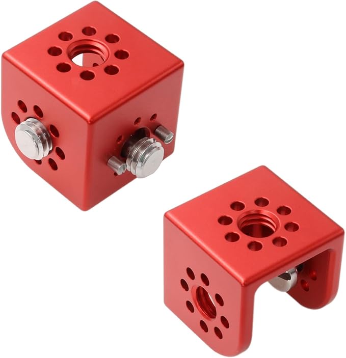 HangTon Block 3/8" Thread Bracket Lock Mounting Adapter Right Angle for ARRI Sony RED Camera Lens Motor Teradek Wireless Red