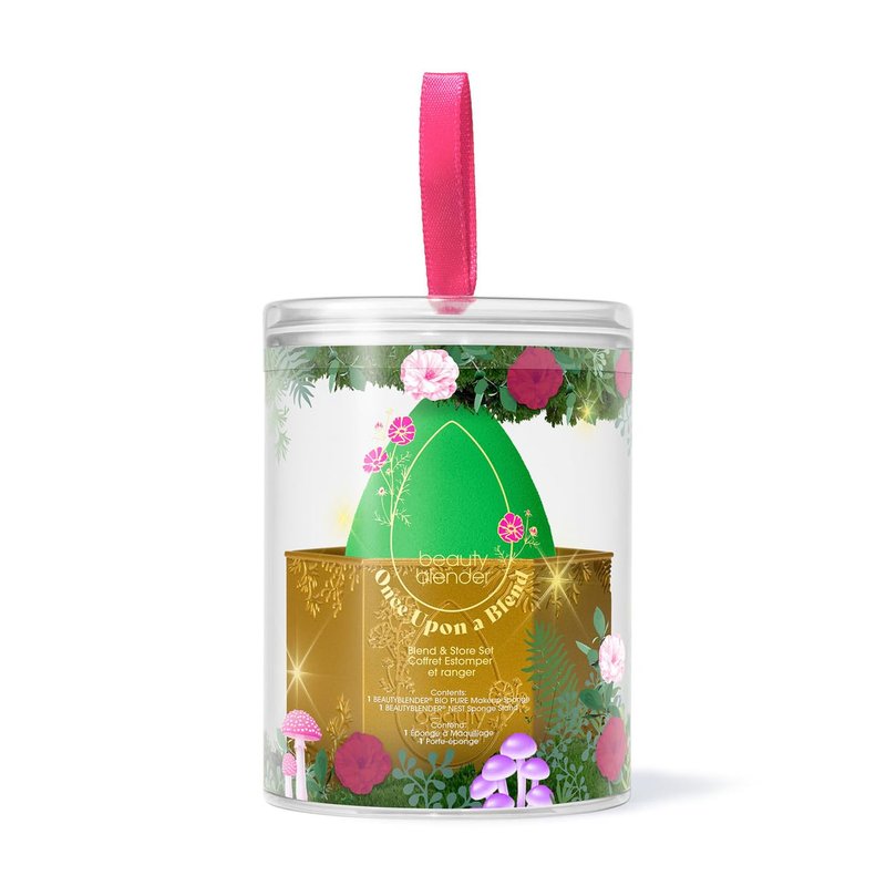 Beautyblender® | House of Bounce Set – Makeup Sponge & Sponge Storage Stand, Professional Smooth Blending Application, Vegan & Cruelty Free, Made in the USA