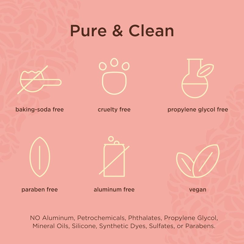 LAVANILA Pure Vanilla Natural Deodorant - Aluminum-Free Deodorant Stick with Tea Tree Oil | 2 Oz (2-Pack)