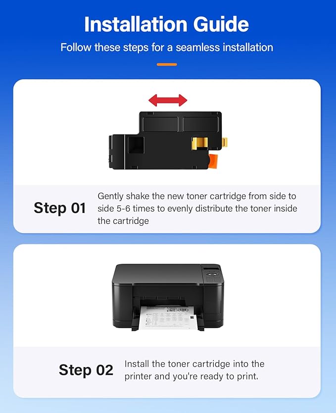KingKJ 6022 6027 Toner Cartridge Set 4-Pack