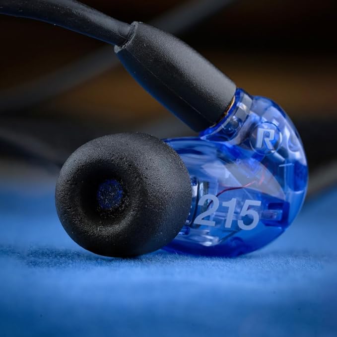 Comply 100 Core Series | Memory Foam Replacement IEM Ear Tips for Etymotic, Westone, Klipsch & More | Superior Noise Isolation, Ultimate Comfort, Secure Fit | Oval, Black, Large (3 Pairs)