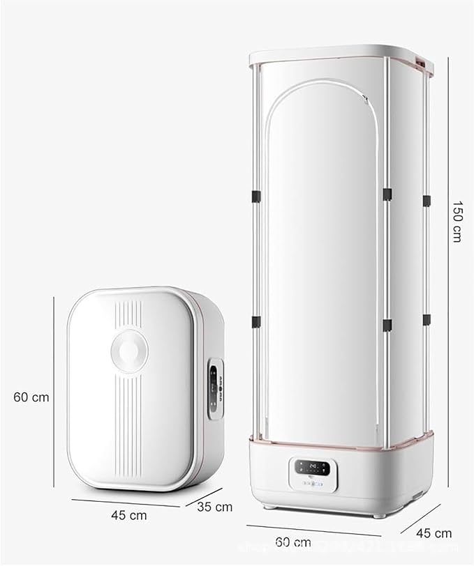 Garment Steamer, Automatic Ironing Machine,Collapsible Automatic Wireless Vertical Steam Iron with Wrinkle Removal Clip, for Clothes & Fabric, One-Key Care, Quick-Drying Steam