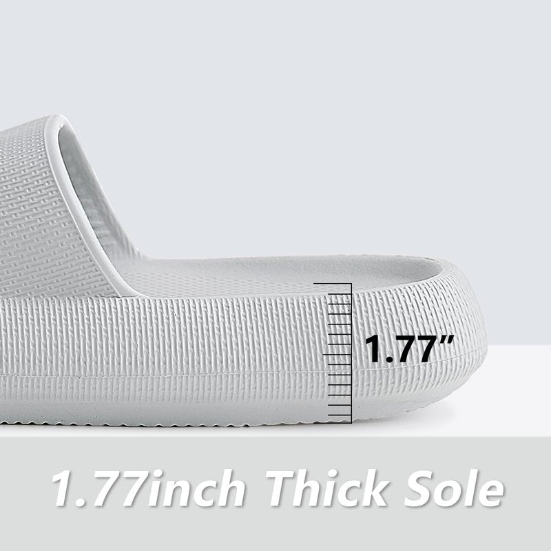 Menore Slippers for Women and Men Quick Drying, Parent-Child EVA Open Toe Soft Slippers, Non-Slip Soft Shower Spa Bath Pool Gym Beach House Sandals for Indoor & Outdoor