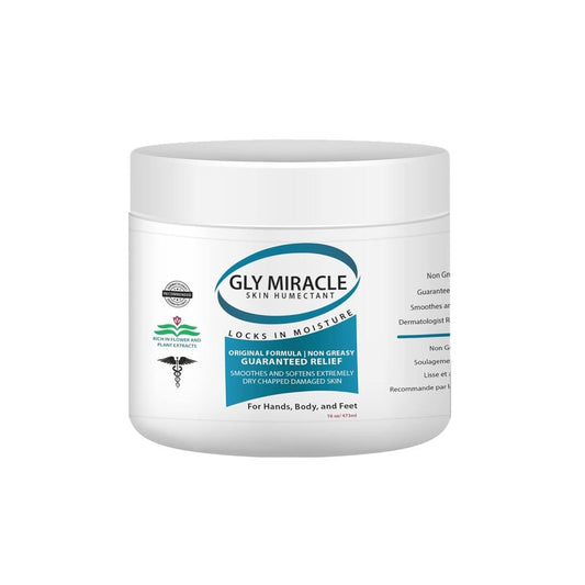 Moisturizing Body Lotion - Non-Greasy Humectant for Extremely Dry Skin | 16 oz Jar with Pure Glycerin
