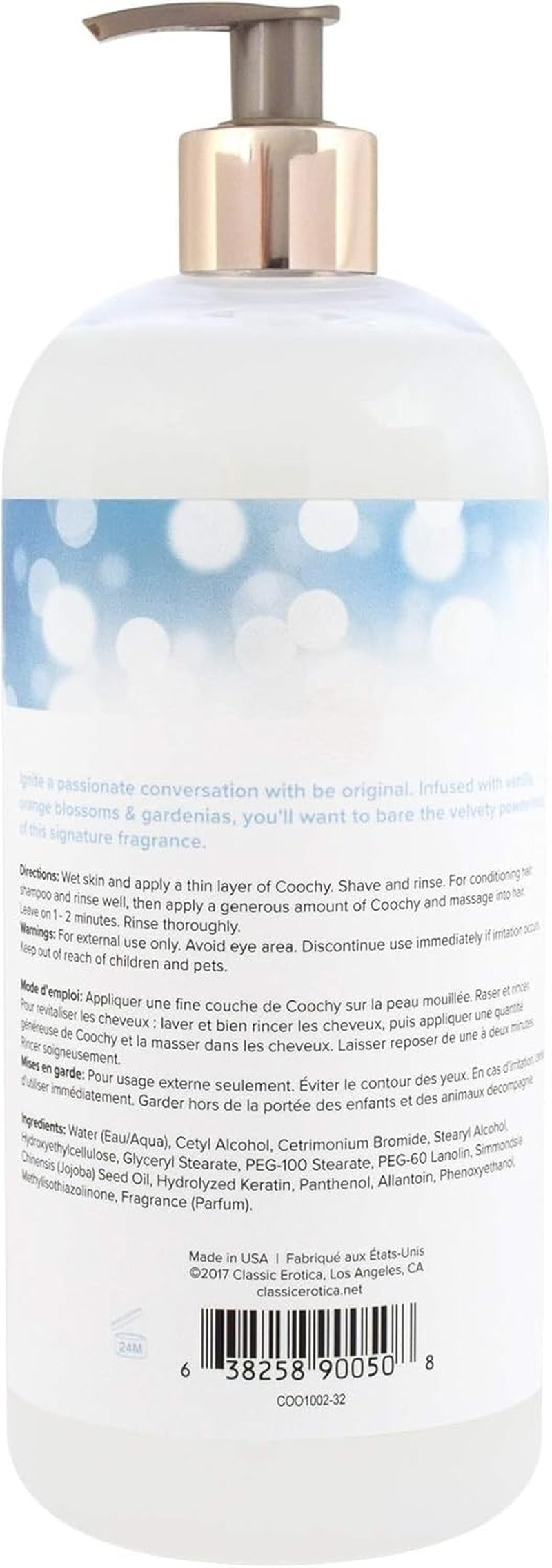 Coochy Intimate Shaving Cream - Moisturizing Shave Conditioner for Sensitive Skin | 32 oz