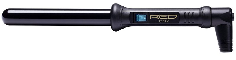 Kiss Products Red Tapered Curling Wand, 1"-1/2", 1.2 Pound