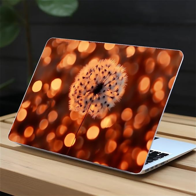 COTAIL Compatible with MacBook Air 13.3 13.6 Inch Case 2022 2021 2020 2019 Plastic Hard Shell Case Cover,13.3 Air (A1932/A2179/A2337), Dandelion