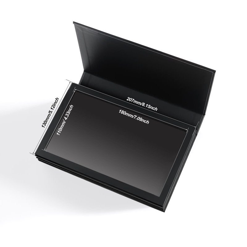 SZDYM 4-Layer Magnetic Makeup Palette Empty, Large Depotting Makeup Palette for Eyeshadow, Blush Powder, Lipstick