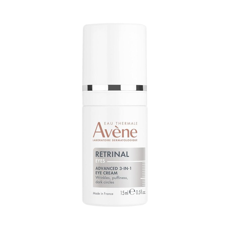 Avène Advanced 3-In-1 Eye Cream - Retinaldehyde & Hyaluronic Acid | Smooths Wrinkles, Reduces Puffiness & Dark Circles