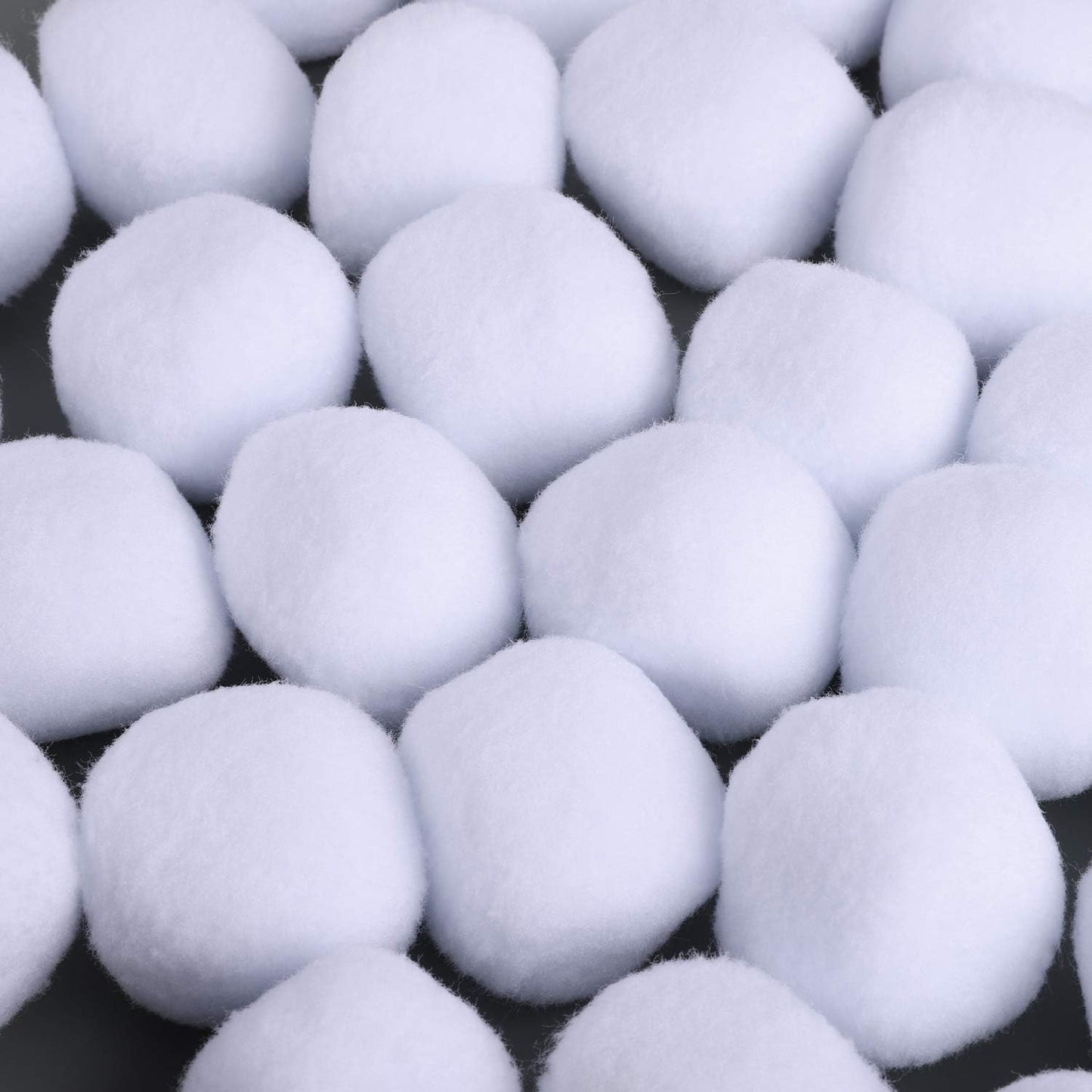 URATOT Snow Toy Balls - 40 Pack Plush Fake Snowballs for Indoor Winter Fun | Soft & Safe for Kids