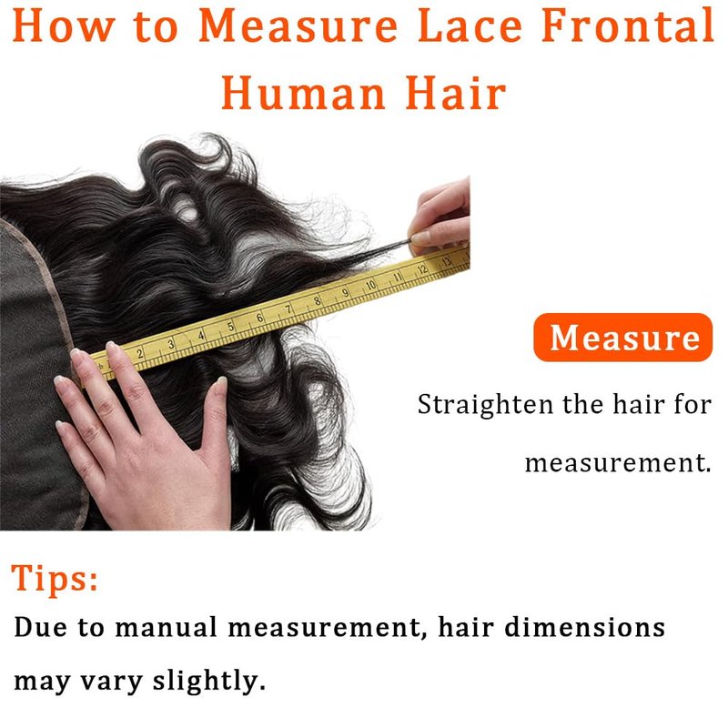 Lace Frontal Deep Wave 14 Inch | 150% Density Unprocessed Brazilian Human Hair with Baby Hair for Black Women