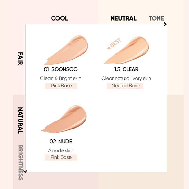 AMUSE SEOUL Dew Jelly Vegan Cushion Foundation (03 HONEY) - Full Coverage, Dewy Glow Finish, Lightweight, Long Lasting, Firming Texture, All Skin Types, Vegan, Korean Makeup