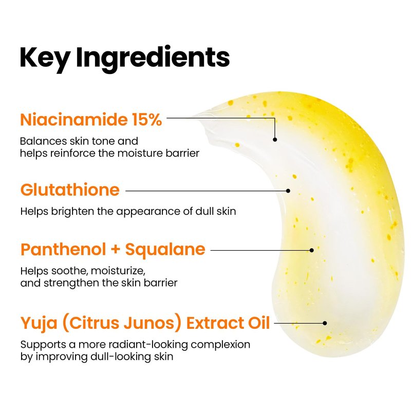 K-SECRET SEOUL 1988 Niacinamide Glow Serum - 15% Niacinamide & Yuja | Hydrating Facial Serum for Dark Spots, 30ml