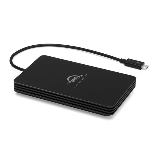OWC 2TB Envoy Ultra Thunderbolt 5 Portable SSD Enclosure External Drive, Ultra Fast with TB5 Transfer Rates Over 6000MB/s, TB3, TB4 and USB4 Compatible, Works with Mac and PC