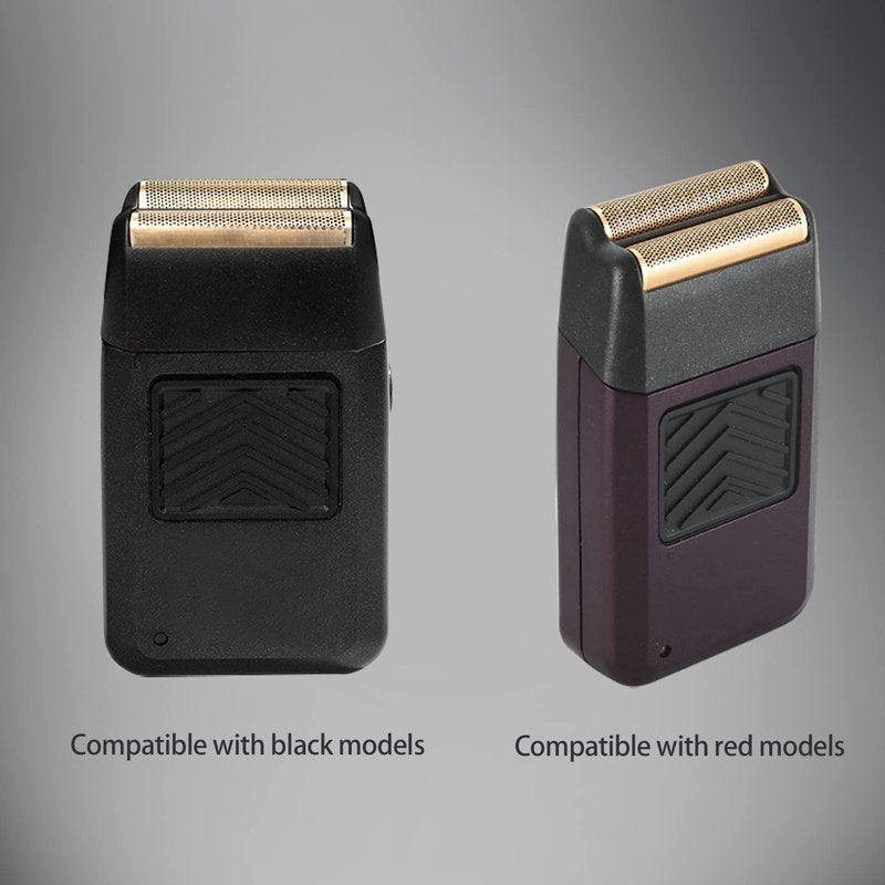 2 pcs Professional 5 Star Series Finale Shaver Shaper Replacement Super Close Gold Foil and Cutter Bar Assembly, Compatible with Wahl Shaver Foil Model 7043-100,Shaving for Barbers and Stylists