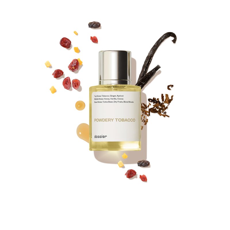 Dossier - Powdery Tobacco - Eau de Parfum - Inspired by Tobacco Vanille - Long-Lasting Fragrance - Unisex - 1.7 fl oz (50ml)