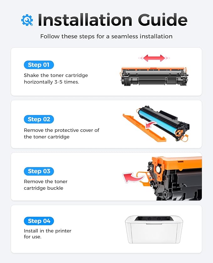 141A W1410A Toner Cartridge Black 2-Pack (with chip) High Yield Replacement for HP 141A W1410A 141X W1410X Toner Compatible with HP LaserJet Pro M110w MFP M139w M140w Printer Ink M110we M139we M140we