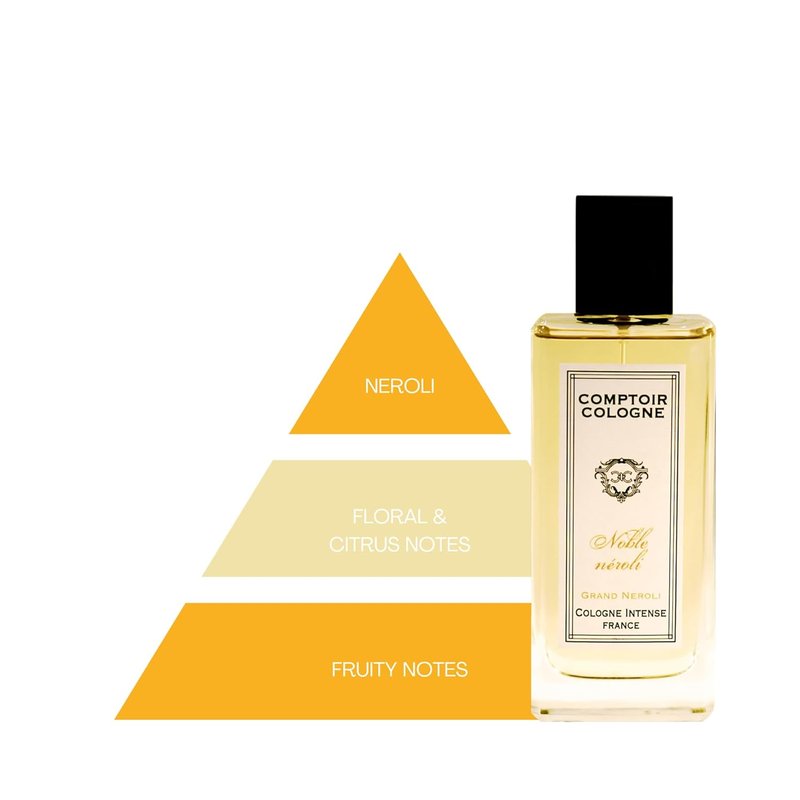 Noble Neroli Intense Cologne - Long-Lasting Men's Fragrance with Floral, Woody & Citrus Notes | 3.3 oz