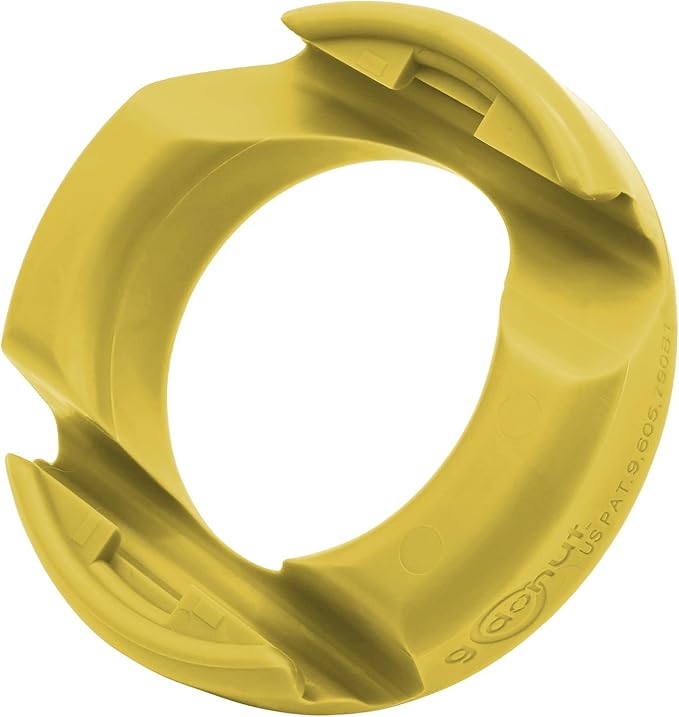 GoDonut Original – Smartphone and Tablet Stand – Compatible with Devices UP to 0.5" Thick Including Protective Cases - for use at Work, at Home, Travel and on-the-go - Yellow