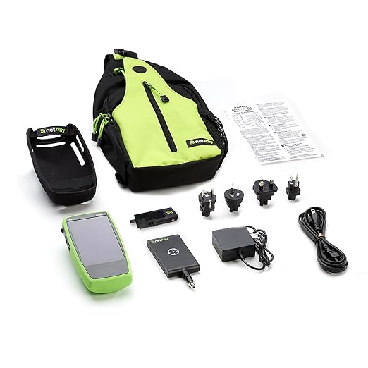 NetAlly AirCheck G3 Pro Kit Wireless Tester, Includes AirCheck G3 Pro (Full Tri-Band), Test Accessory (Pocket iPerf Testing Tool), External Directional Antenna and NXT-2000 Tri-Band Spectrum Analyzer