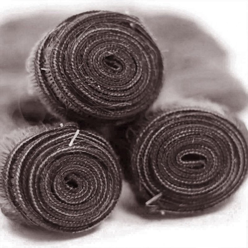 Ratheinhi Bundles Human Hair P4/GREY 12 14 16 Inch Body Wave Human Hair Bundles Highlight Chocolate mix Grey Unprocessed Brazilian Virgin Quick Weave Hair for Black Women