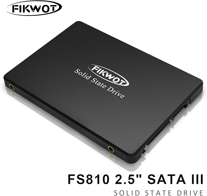 Fikwot FS810 250GB SSD, 2.5" SSD SATA III 6Gb/s, Solid State Drives, Up to 560MB/s, 3D NAND TLC Flash, Internal SSD for Desktops and Laptops(Black)