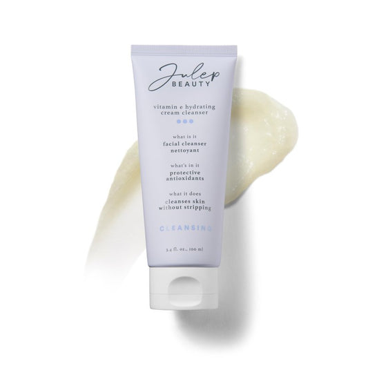 Julep Vitamin E Hydrating Cream Cleanser, Daily Face Wash with Ceramide NP & Essential Oils, Antioxidant Formula for Hydrated Balanced Skin