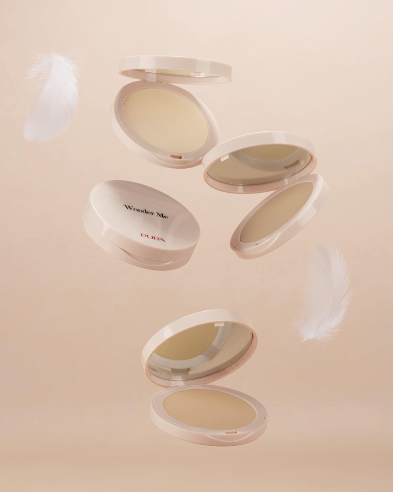 Pupa Milano Wonder Me Powder-no-Powder - Setting Powder Reduces Pores - Makes Skin Texture Smoother and Firmer - Talc Free - 020 Nude - 0.22 oz