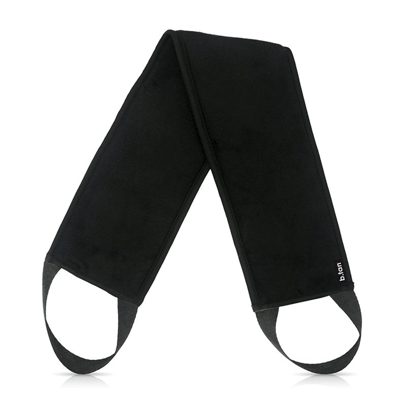 b.tan Back Self Tanning Applicator | We've Got Your Back - Best Sunless Tanner Body Mitt w/Handles, Streak-Free, Velvety Soft, Reusable, Washable, Great for Foam, Mousse, Gradual Lotion, & Drops