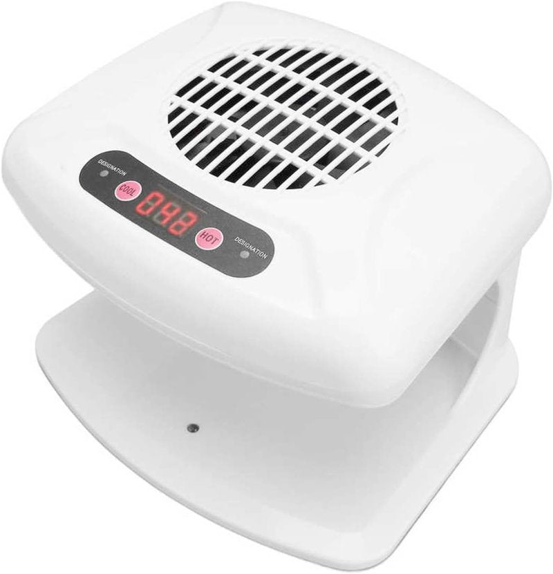 Nail Dryer for Regular Polish - 300W 2-in-1 Auto Sensor Hot & Cold Air | Professional Manicure Salon Use (White)