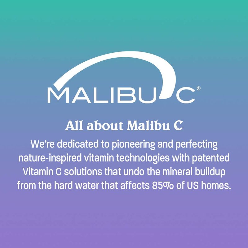 Malibu C Hard Water Wellness Shampoo - Hydrating, Sulfate-Free Formula for Mineral Buildup | 33.8 oz