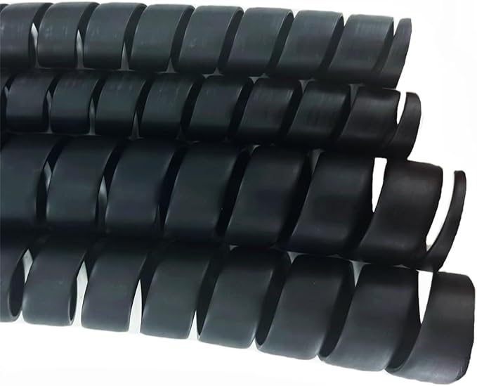 XIENLIU Spiral Wrap Cable Protector - 2.0" OD x 10' Pre-Cut Lengths - Safe Hose Protector to Avoid Wear and Extend Life for Hydraulic Pneumatic Hoses