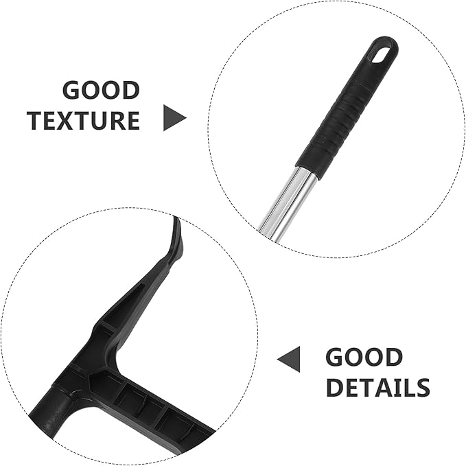 1 Set Gutter Cleaning Tools With Poles Roof Gutter Cleaner Scoop For Leaves And Debris Residential And Commercial Use Easy To Maintain Drainage Flow
