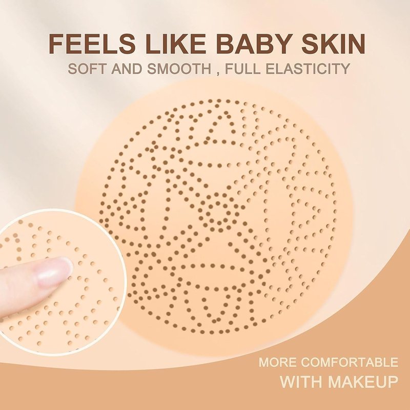 Cushion Foundation Concealer for Mature Skin - Lightweight CC Cream for Natural Finish | Perfect for Older Women