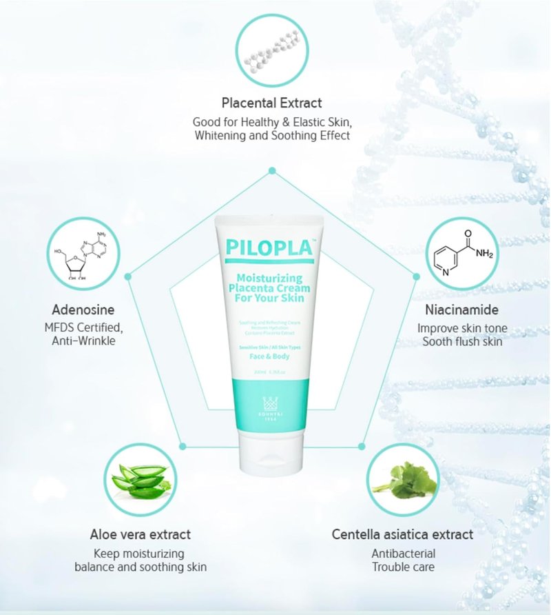 Moisturizing Cream for Dry & Dehydrated Skin - PLARECETA Hydrating Formula