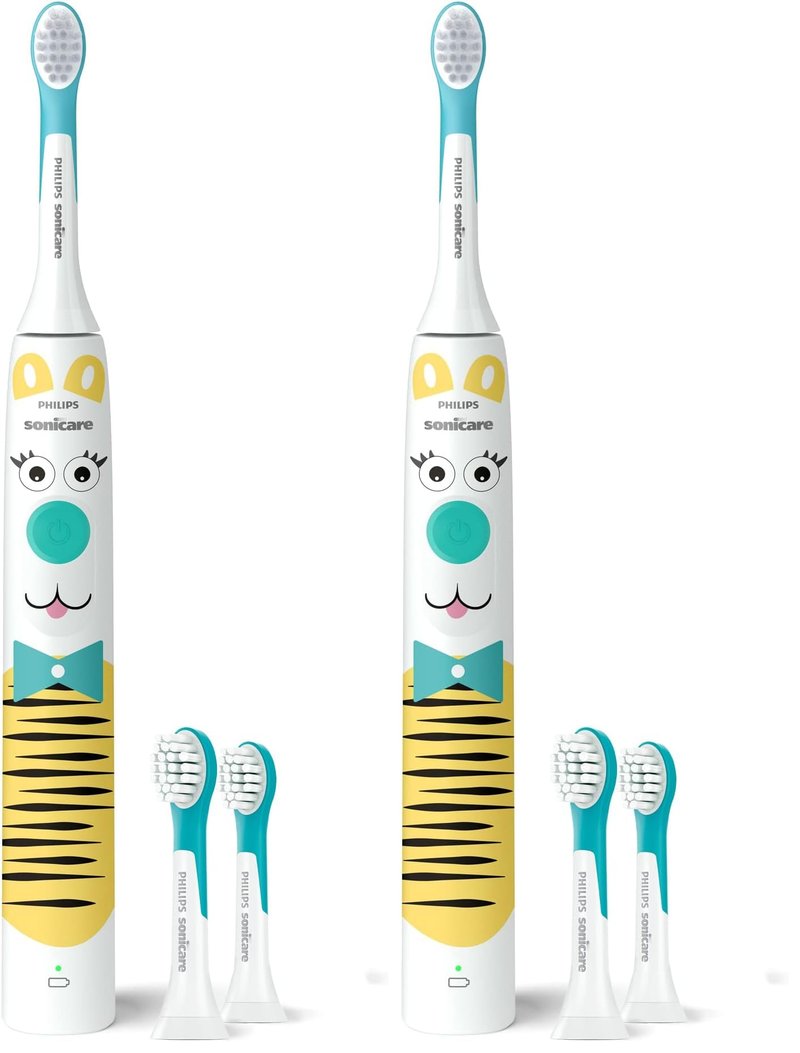Sonicare for Kids Design a Pet Edition,Brush Head Bundle,(Pack of 2)