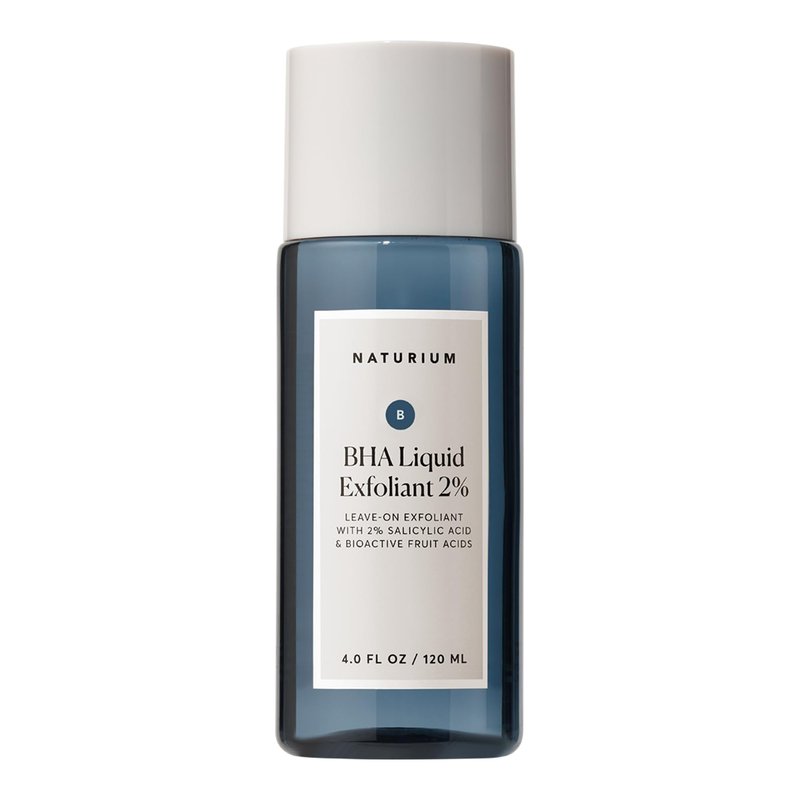 Naturium BHA Liquid Exfoliant 2%, Leave-on Face & Skin Care Exfoliating Pore Treatment, with Salicylic Acid & Bioactive Fruit Acids, Packaging May Vary, 4 oz
