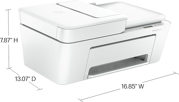 HP DeskJet 4227e Wireless All-in-One Color Inkjet Printer, Scanner, Copier, Best-for-Home, 3 Month Instant Ink Trial Included, AI-Enabled (6W7F0A)