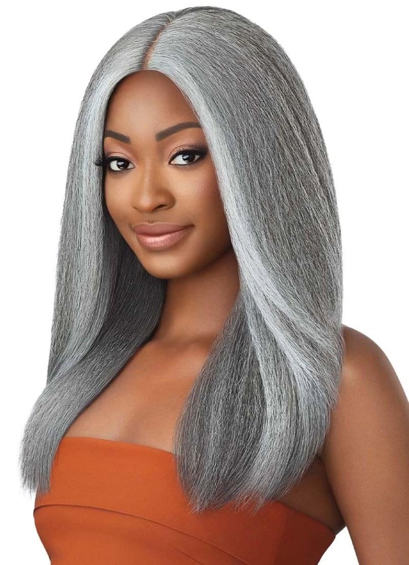 Outre Soft & Natural Synthetic Lace Front Wig - NEESHA 207 (1 Jet Black)
