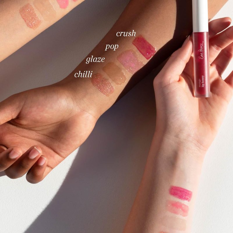 Ere Perez - Natural Mango Lip Honey | Hyaluronic Acid, Jojoba Seed Oil | Hydrate, Moisturize, Nourish, Soften | Vegan, Cruelty-Free, Clean Beauty (Chilli, 0.10 fl oz | 3 ml)