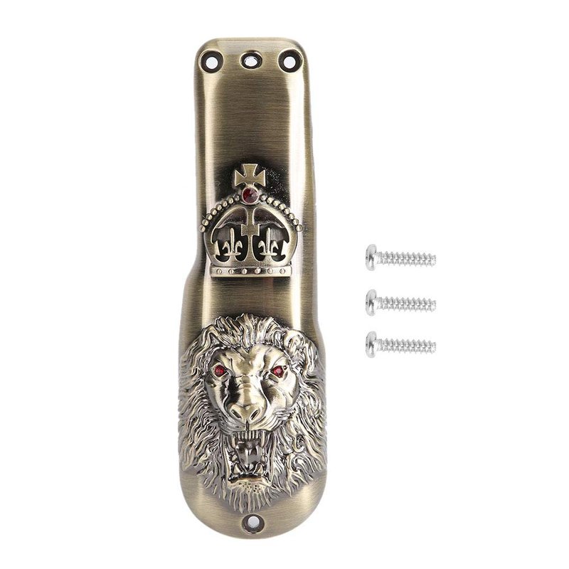 FILFEEL Professional Hair Clipper Front Cover, Electric Hair Cutter Trimmer Sheel Protective Casing for (Lion Bronze)