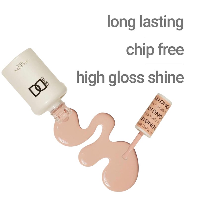 DND Gel Polish Set, Pink Collection, UV/LED Gel Polish and Air Dry Nail Lacquer, Matching Chip-Free Polish Duo, 640 Pink, 0.5 Fl Oz