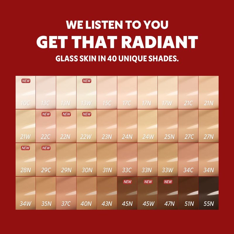 Red Cushion Foundation - Lightweight, Buildable Coverage | Perfect for All Skin Types